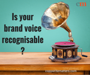 Is your brand voice recognizable?.