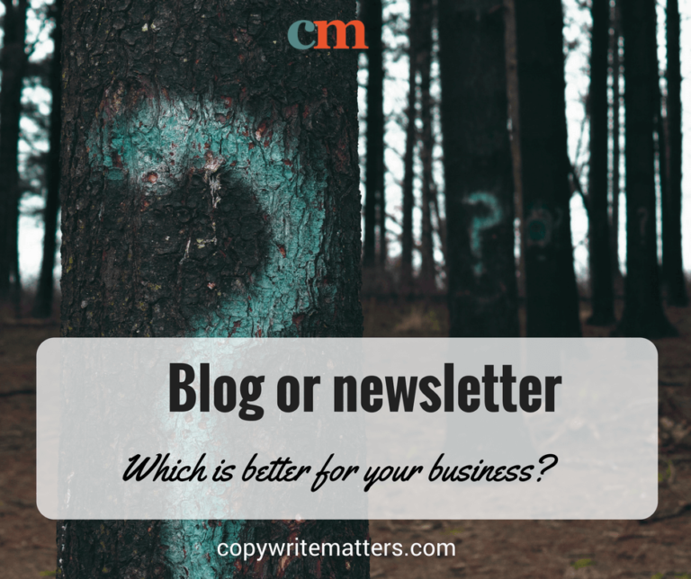 Blog or newsletter? which is right for your business?.