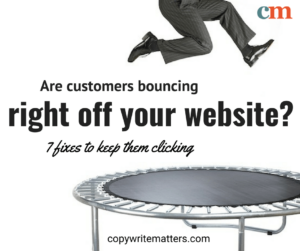 Are customers bouncing right off your website?.