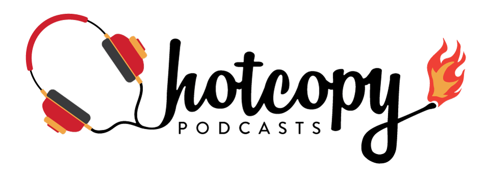 The logo for photocopy podcasts.