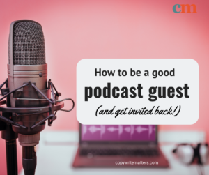 Good podcast guest blog image