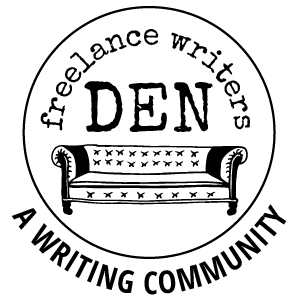 Freelance writers den a writing community.
