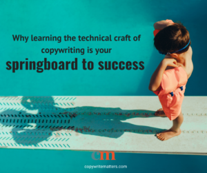 A kid stands on a diving springboard.
