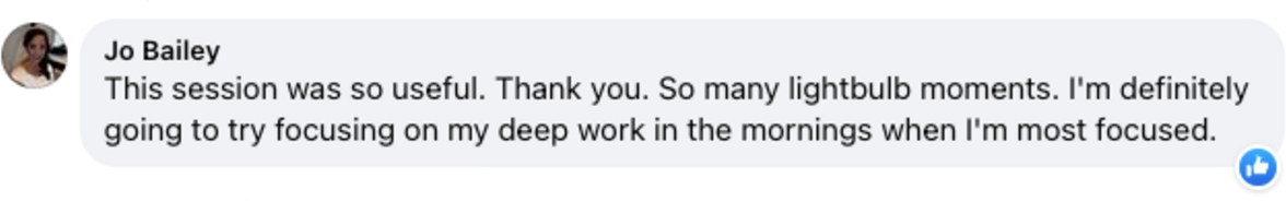 An image of a text message from a woman to a man.