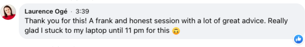 A text message with a person's name on it.